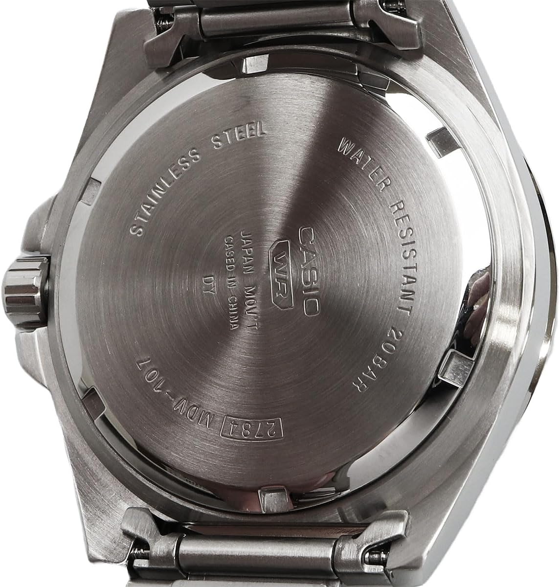 MDV-107 Casio Reloj para Hombre Pulsera de Metal Análogo