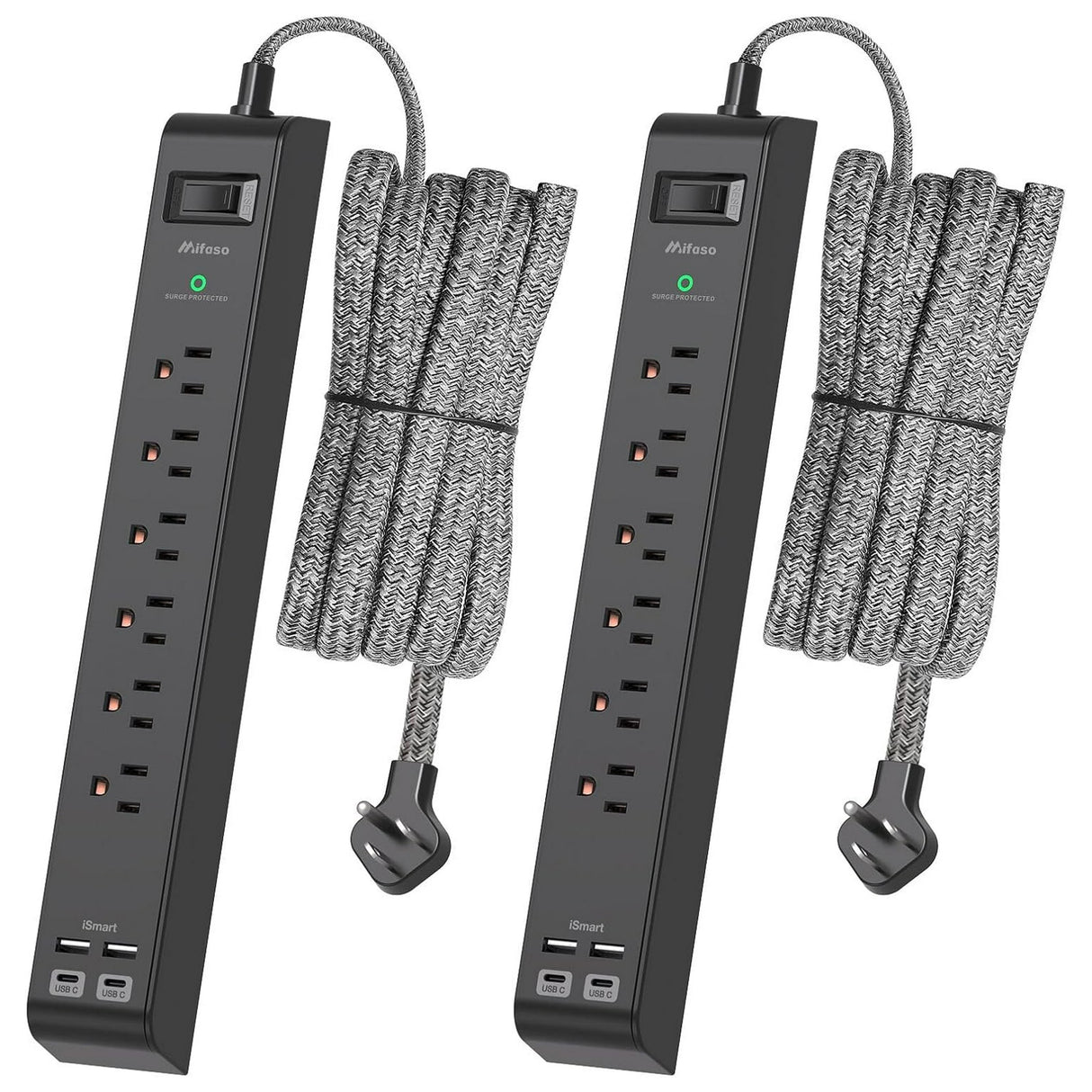 MFS311B2 Regleta Mifaso 6 conexiones USB A/C