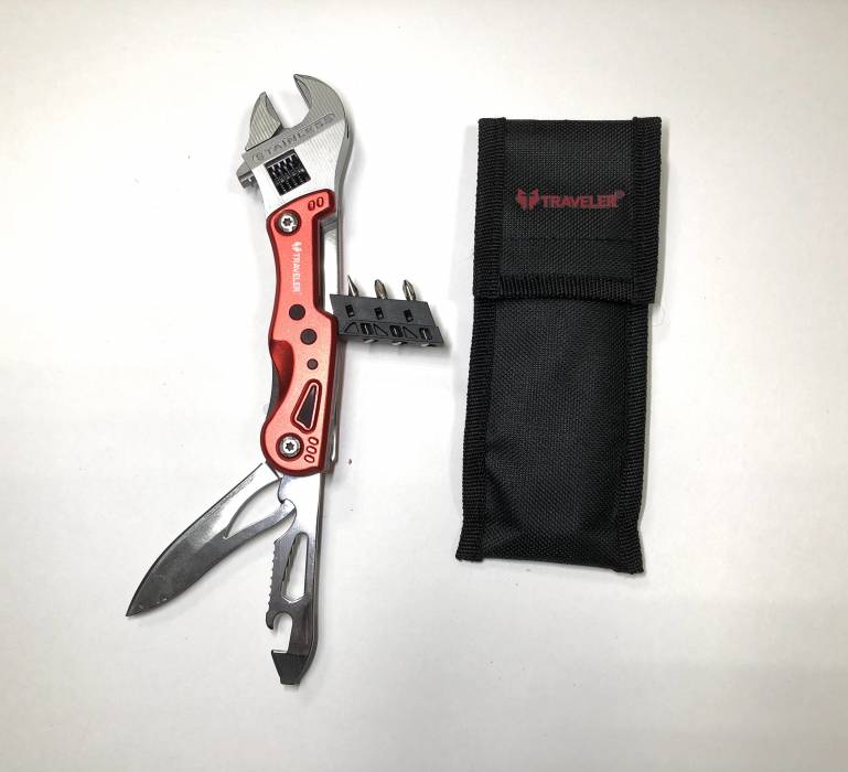 MS004 Navaja multiuso con llave Traveler