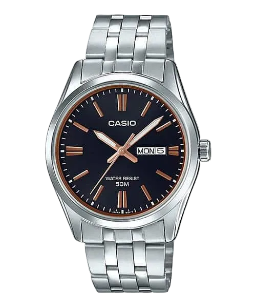 MTP-1335D Reloj Casio de hombre correa de metal