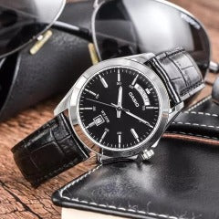 MTP-1370 Reloj Casio para Hombre Pulsera de Cuero Análogo