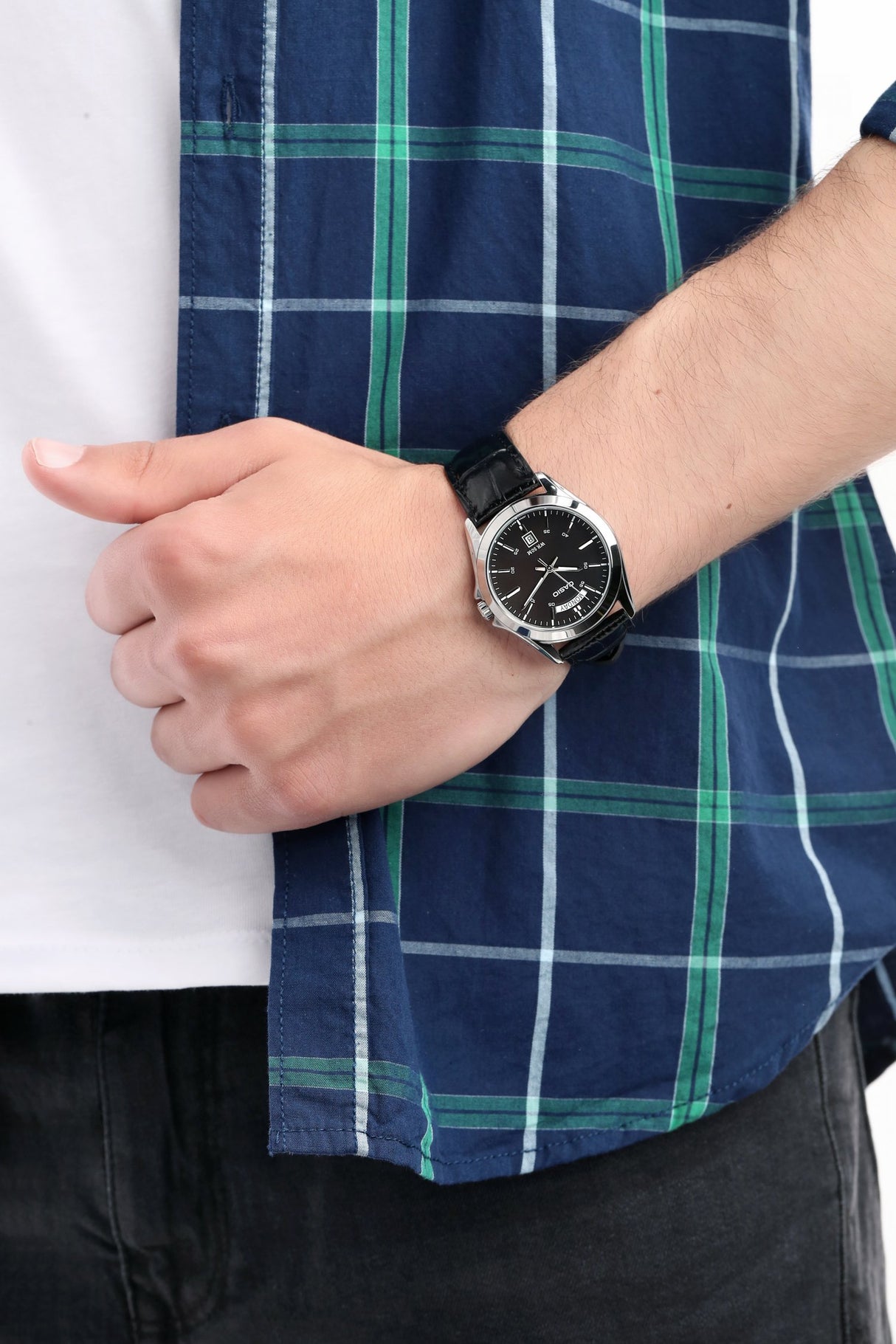 MTP-1370 Reloj Casio para Hombre Pulsera de Cuero Análogo