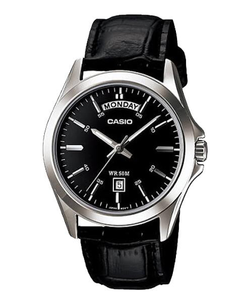 MTP-1370 Reloj Casio para Hombre Pulsera de Cuero Análogo