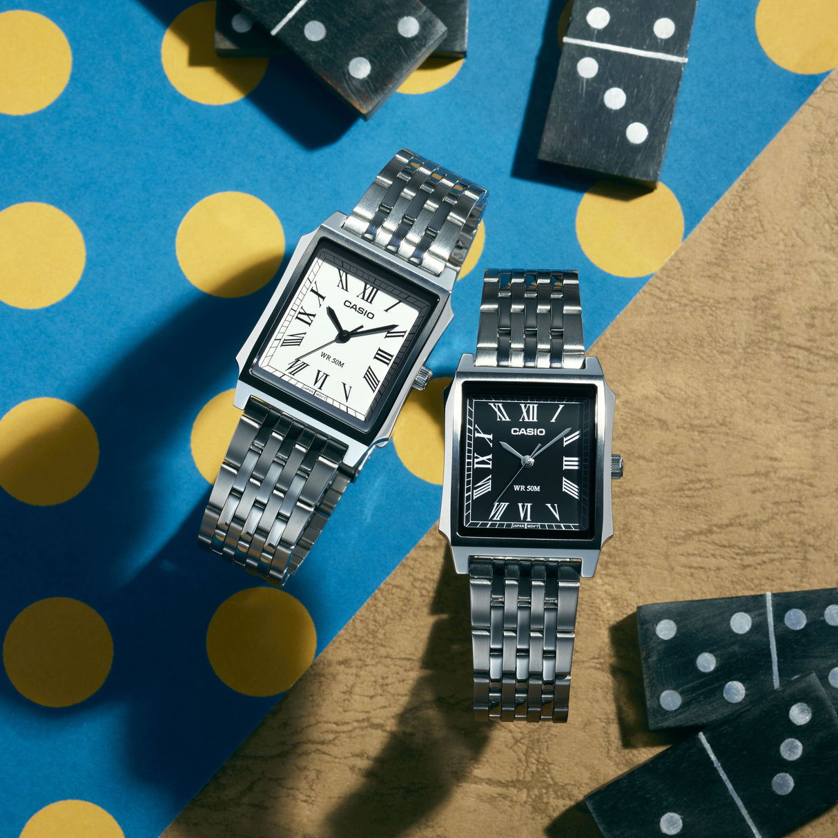 MTP-B190 Reloj Casio de caballero banda de metal 41 mm