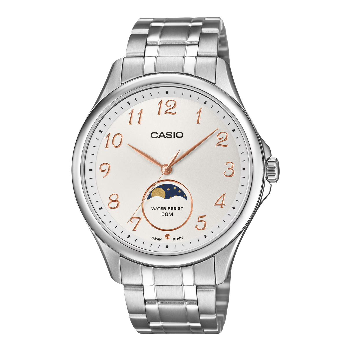 MTP-M110D Reloj Casio de hombre banda de metal