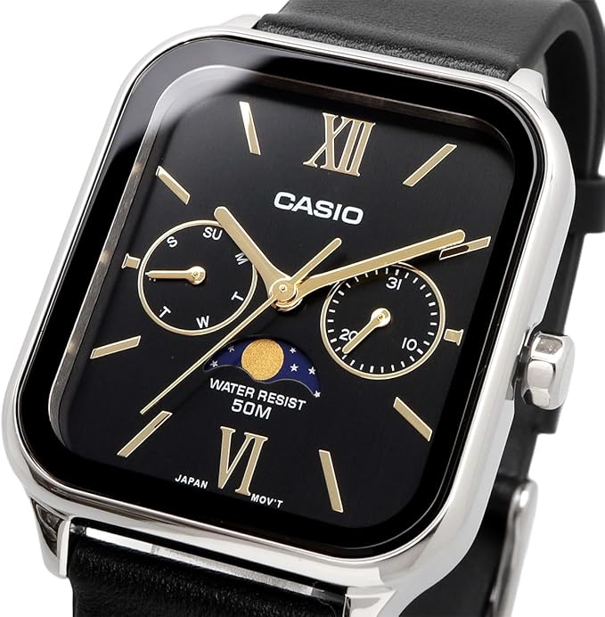 MTP-M305L Reloj Casio para hombre pulsera de cuero