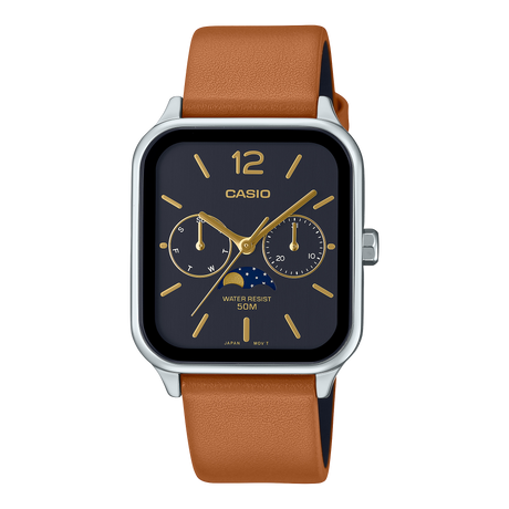 MTP-M305L  Reloj Casio para hombre pulsera de cuero