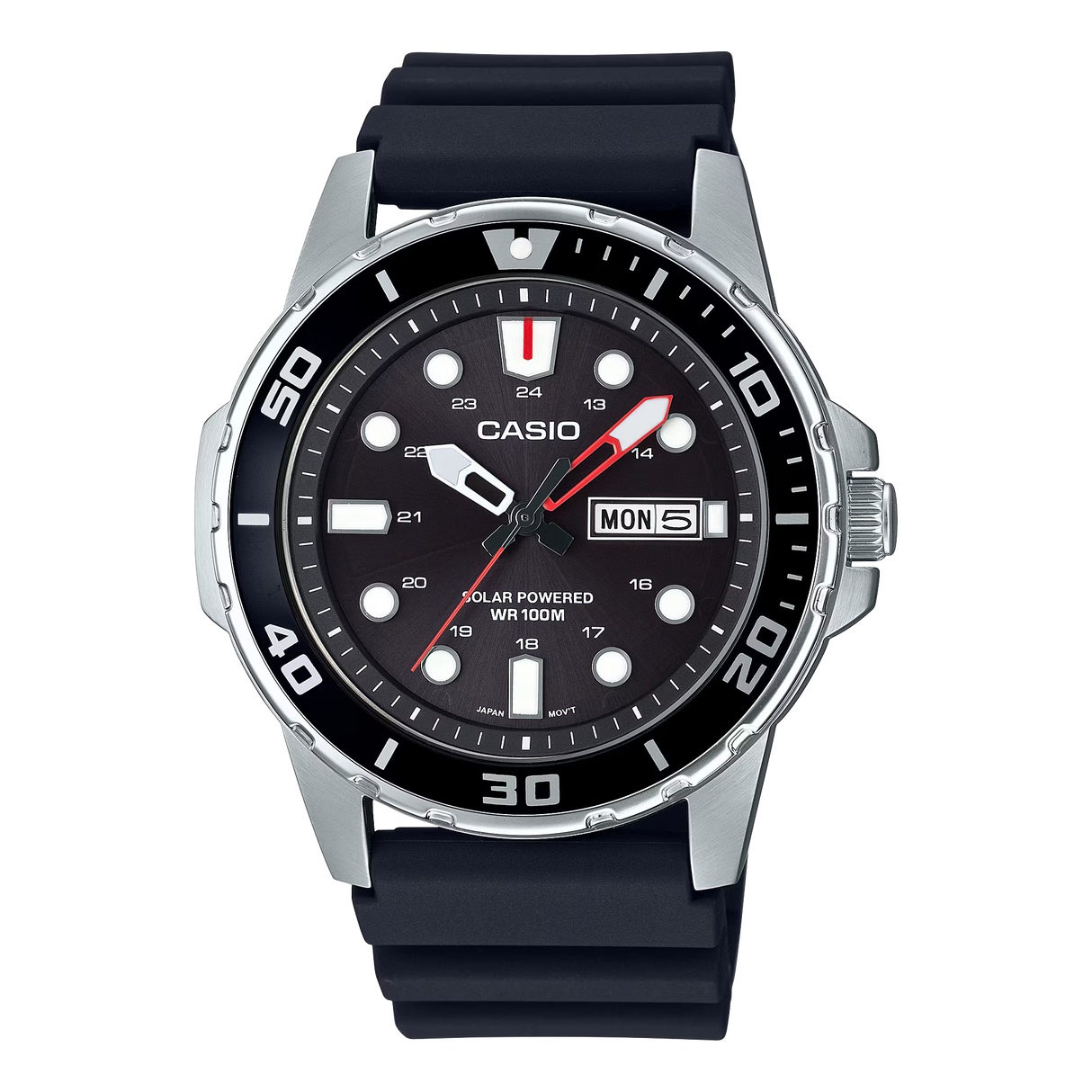 MTP-S110 Reloj Casio de hombre pulsera de resina 46 mm