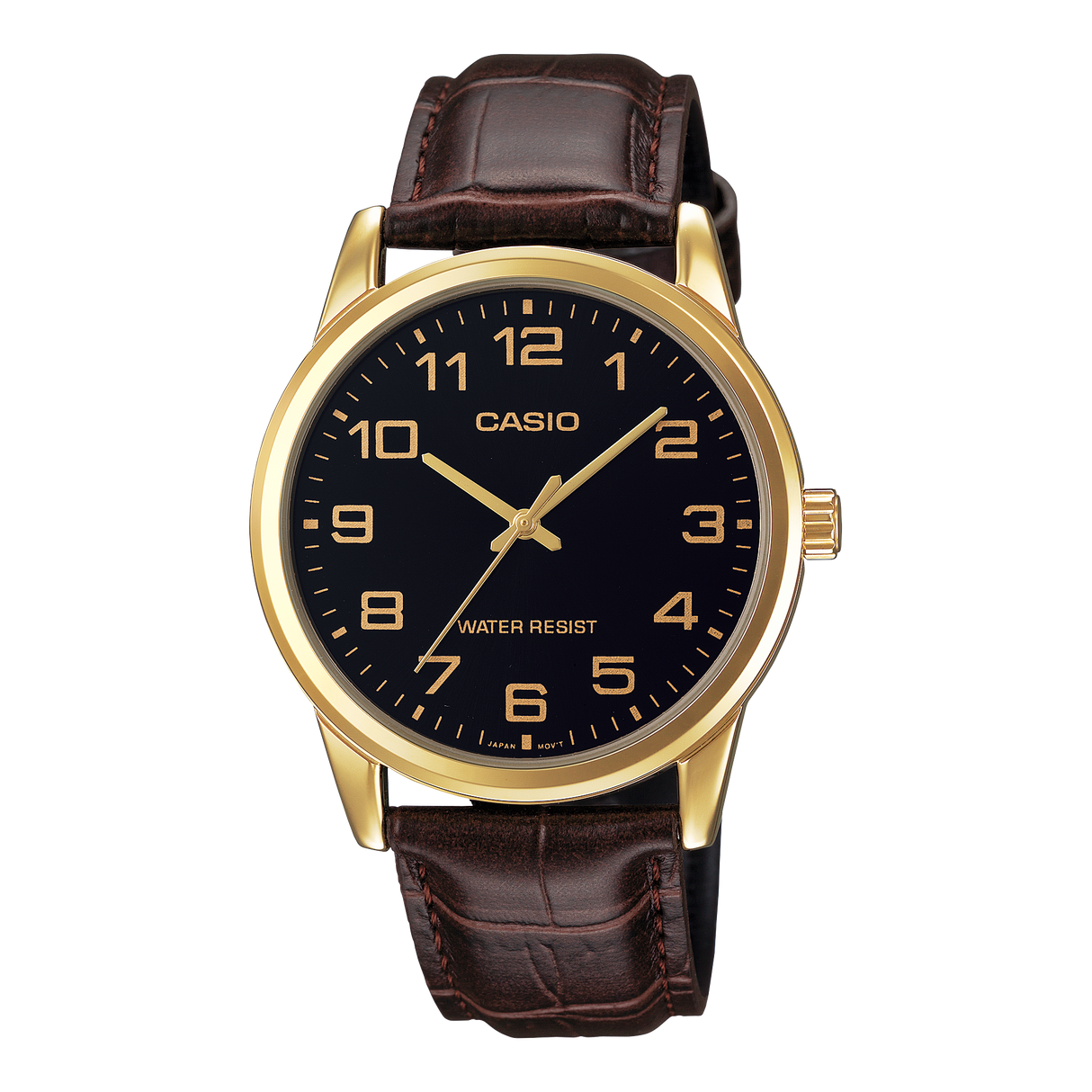 MTP-V001 Reloj Casio para Caballero Pulsera de Cuero Análogo