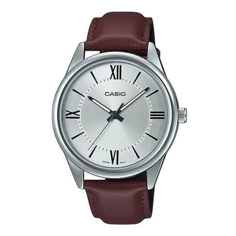 MTP-V005 Reloj Casio para Hombre Pulsera de Cuero Análogo