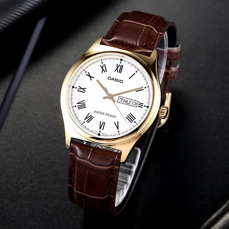 MTP-V006 Reloj Casio para Hombre Banda de Piel Análogo