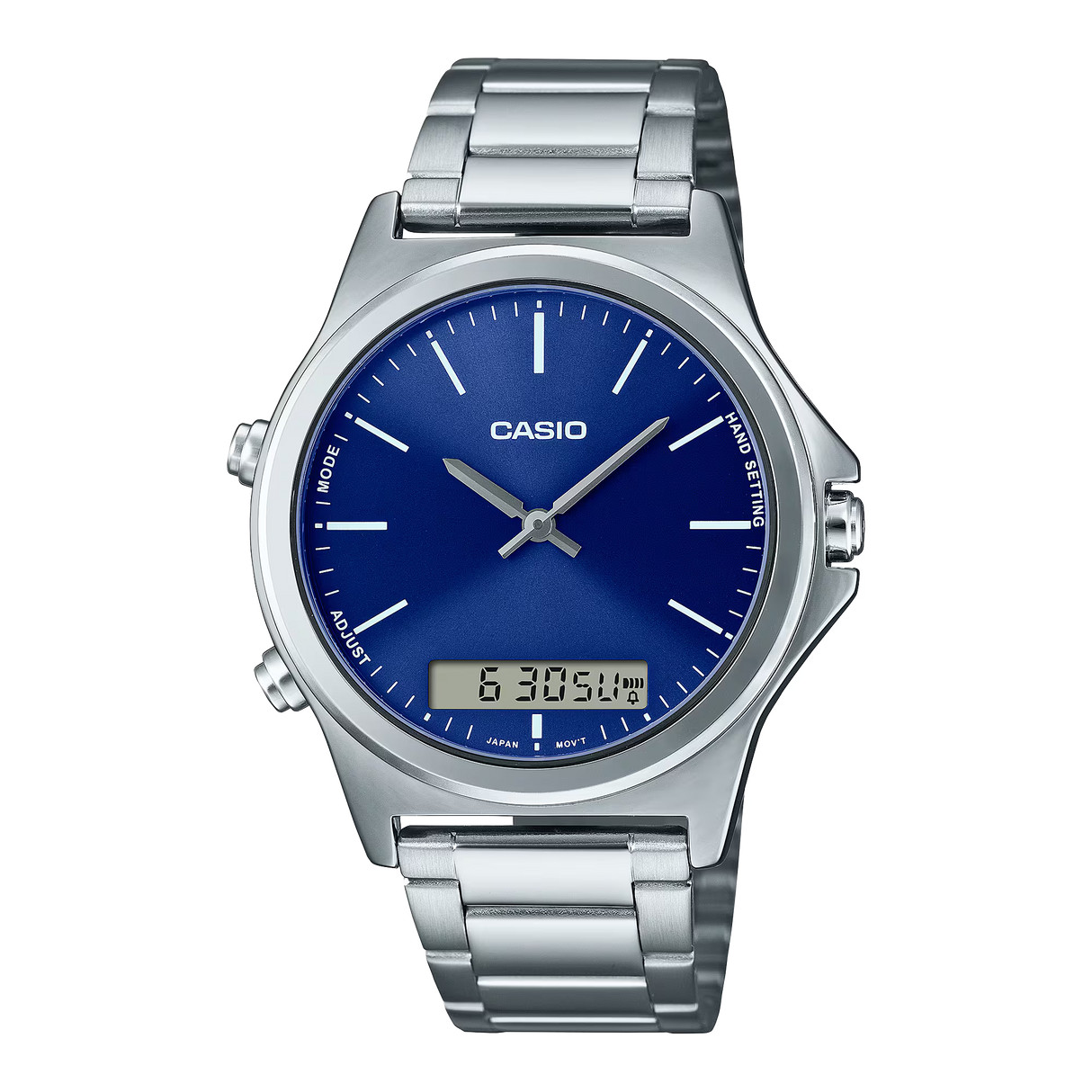 MTP-VC01 Reloj Casio para Hombre Pulsera de Metal Doble hora