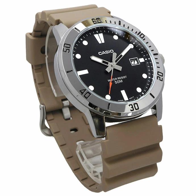 MTP-VD01-1EV Reloj Casio para Hombre Pulsera de Caucho Análogo