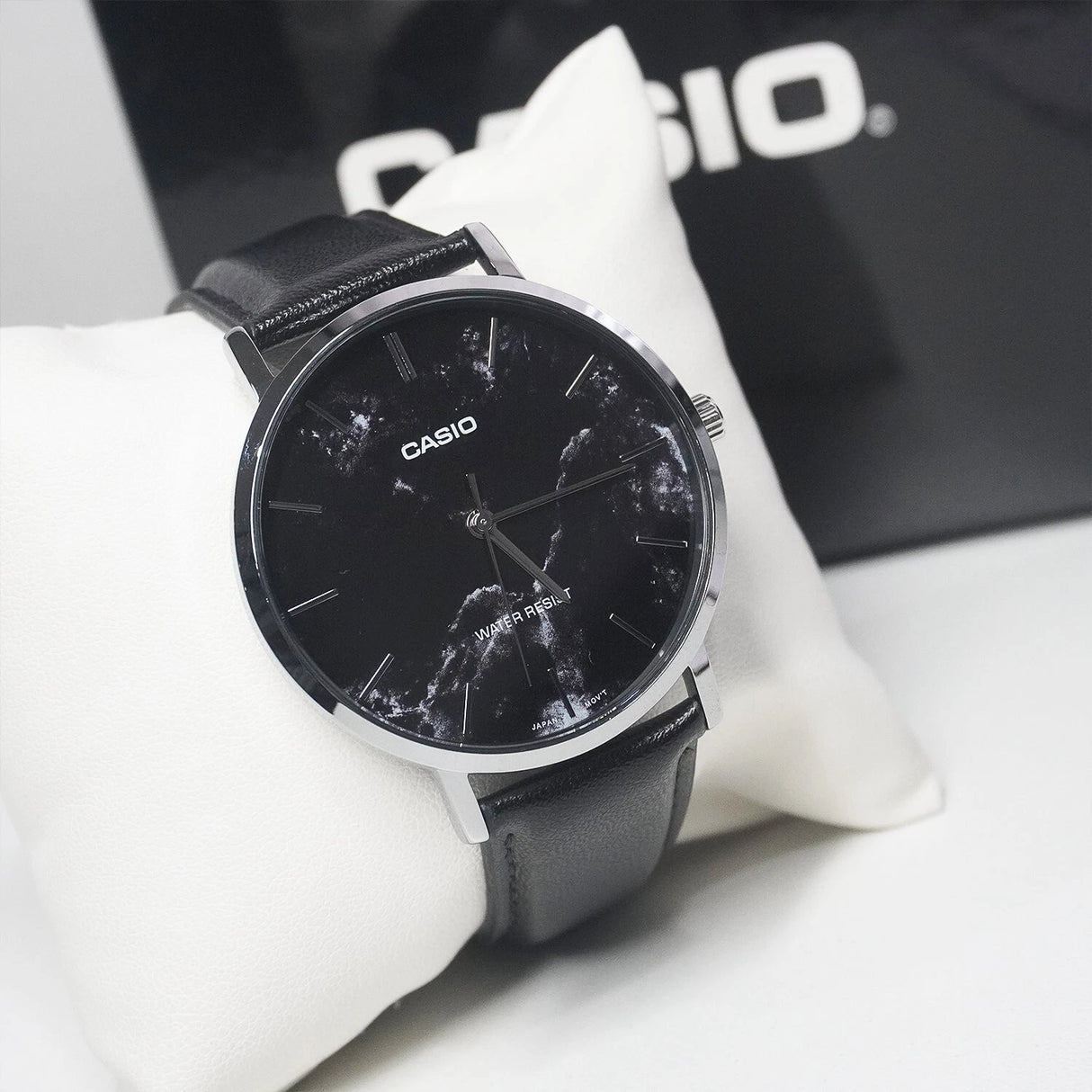 MTP-VT01 Reloj Casio para Caballero Pulsera de Cuero Análogo