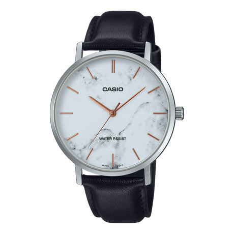 MTP-VT01 Reloj Casio para Caballero Pulsera de Cuero Análogo