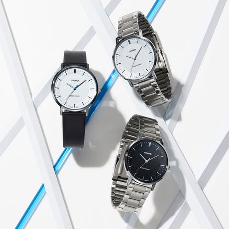 MTP-VT04L Reloj Casio para dama pulsera de cuero