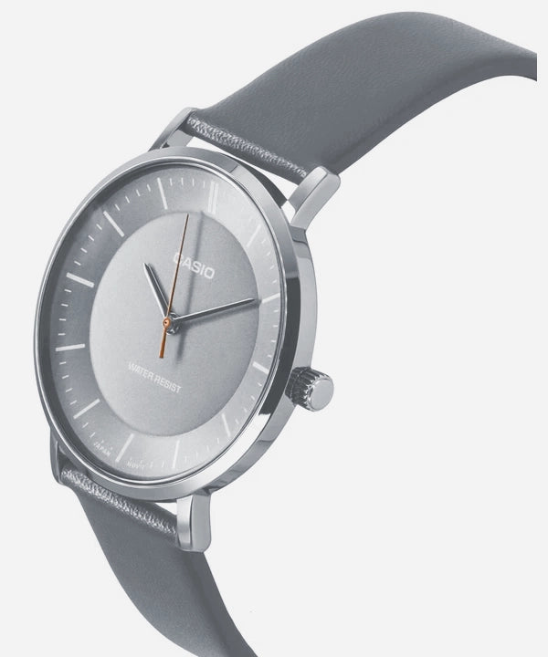 MTP-VT04L Reloj Casio para dama pulsera de cuero