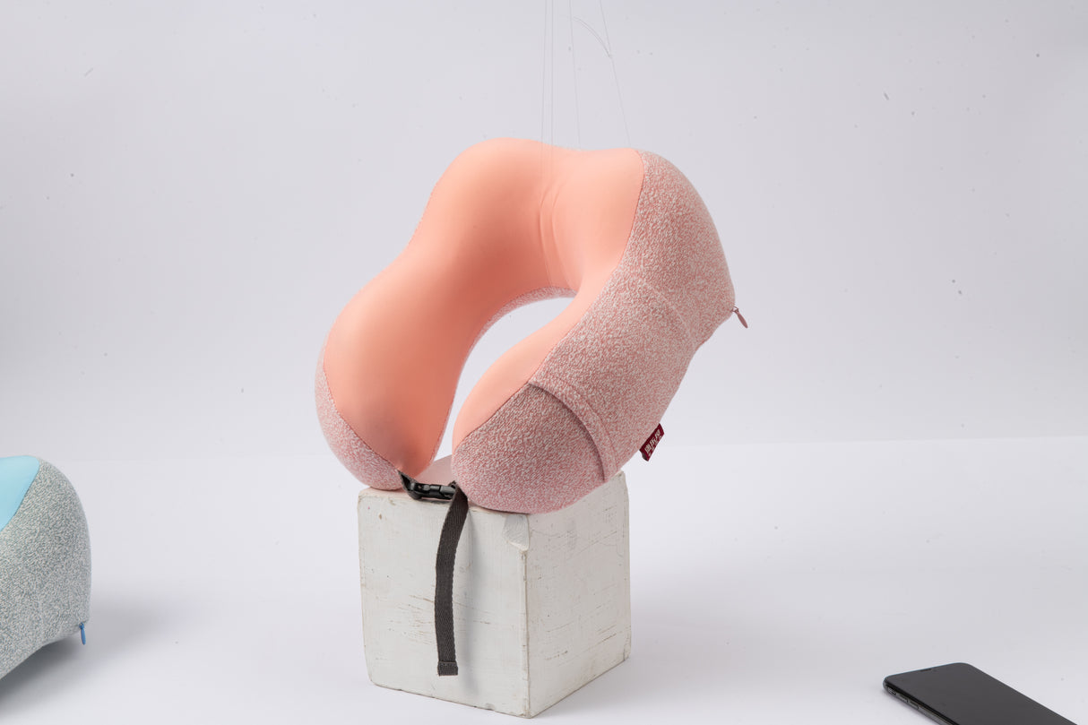 KLW-05 Almohadas de viaje para aviones, almohada de soporte para cuello y cabeza en forma de U