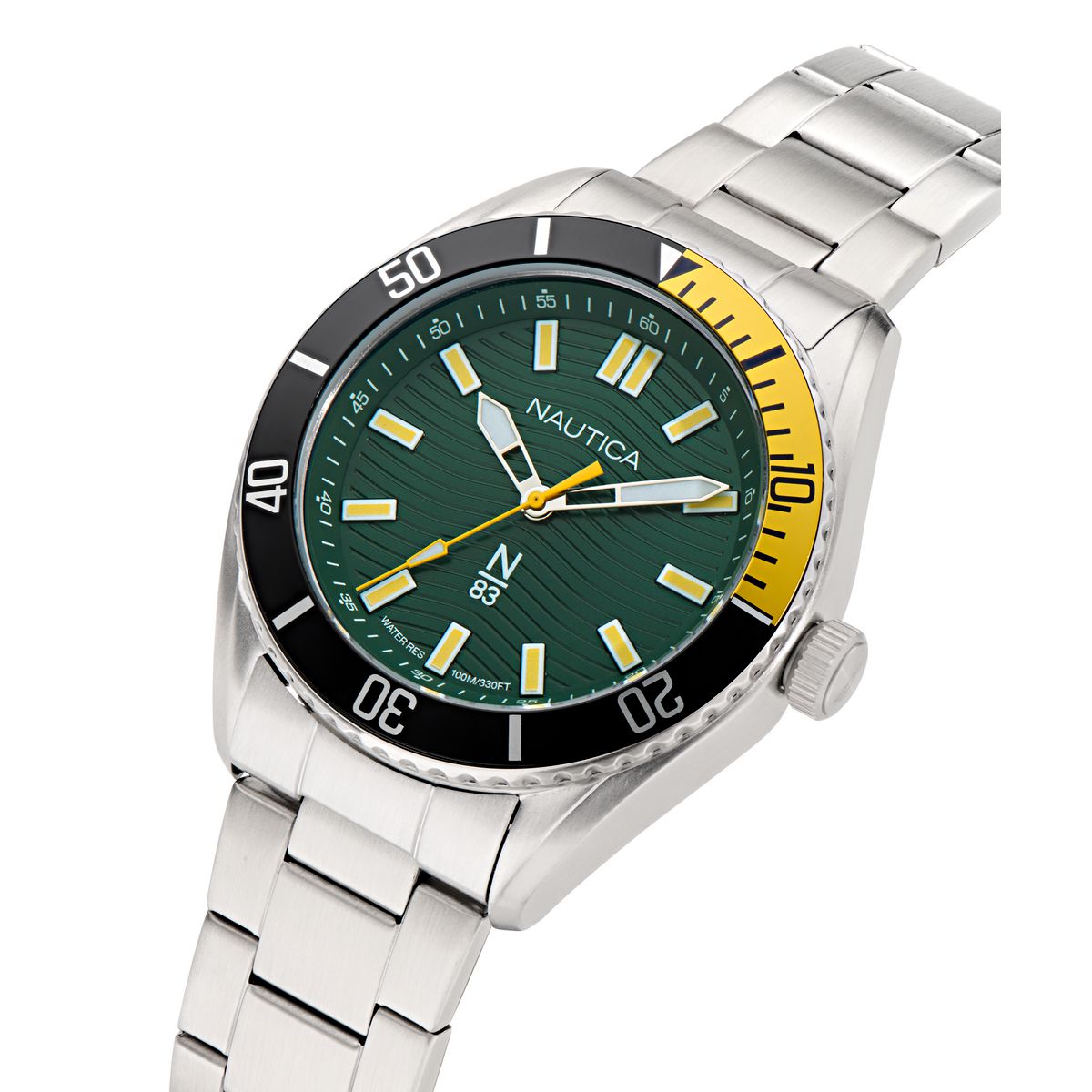 NAPFWS504 Reloj Nautica Finn World de hombre correa de metal
