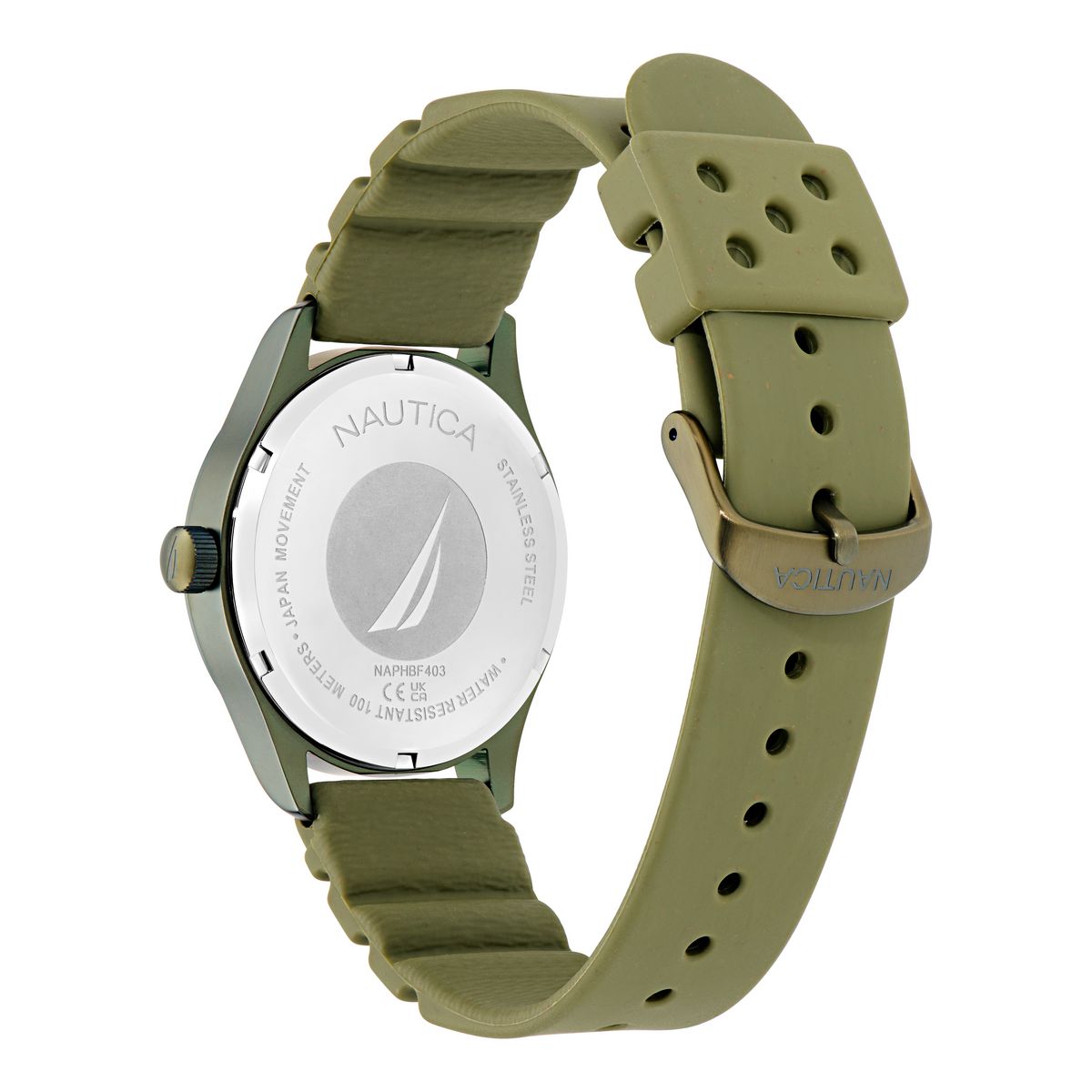 NAPHBF403 Reloj Nautica Hannay Bay de caballero banda de silicona