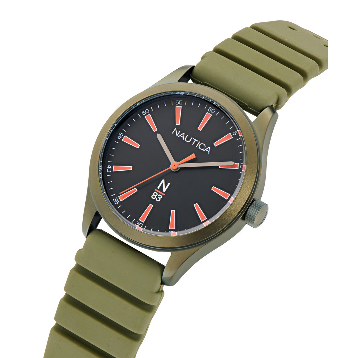 NAPHBF403 Reloj Nautica Hannay Bay de caballero banda de silicona