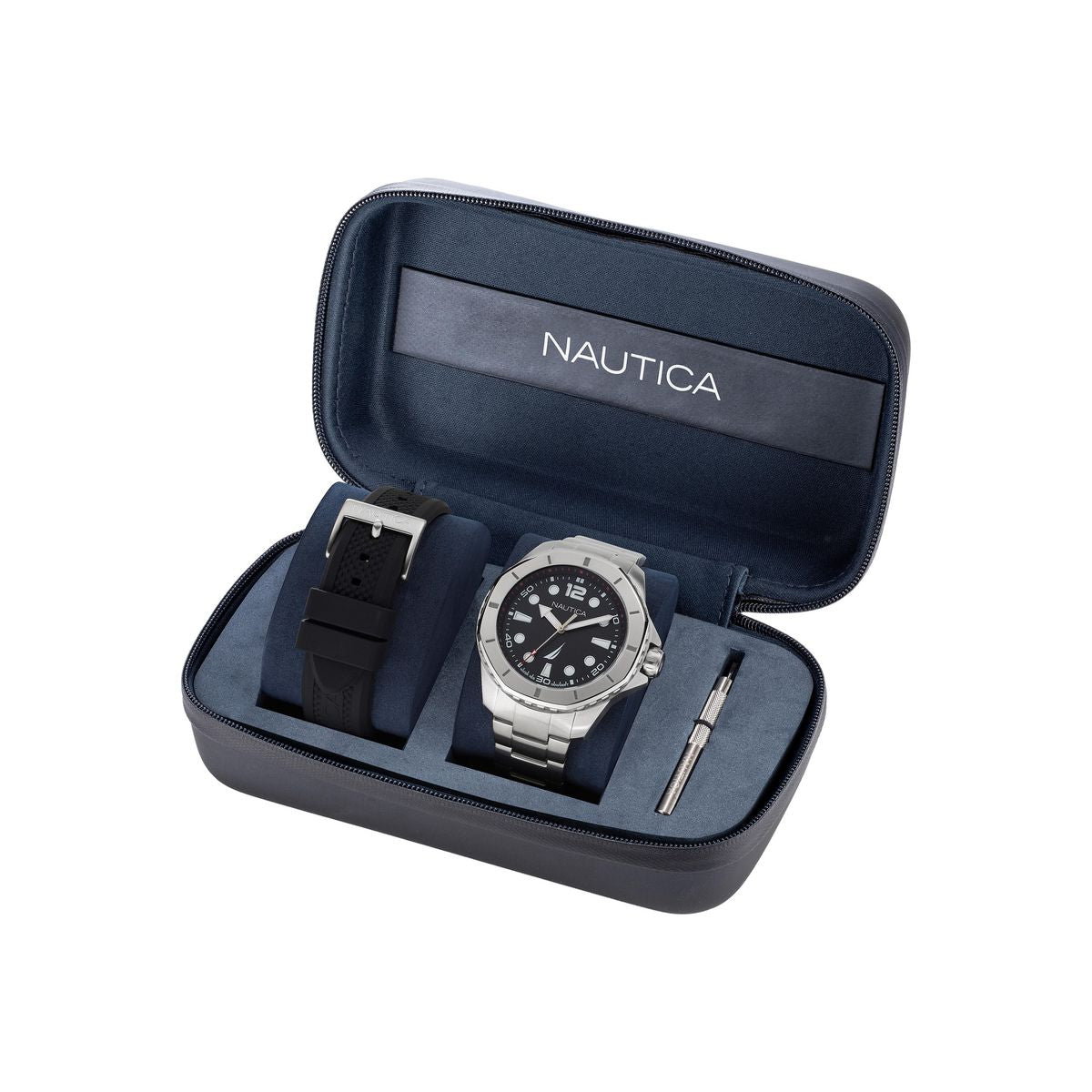 NAPKMF205 Reloj Nautica Koh May Bay de hombre correa de metal