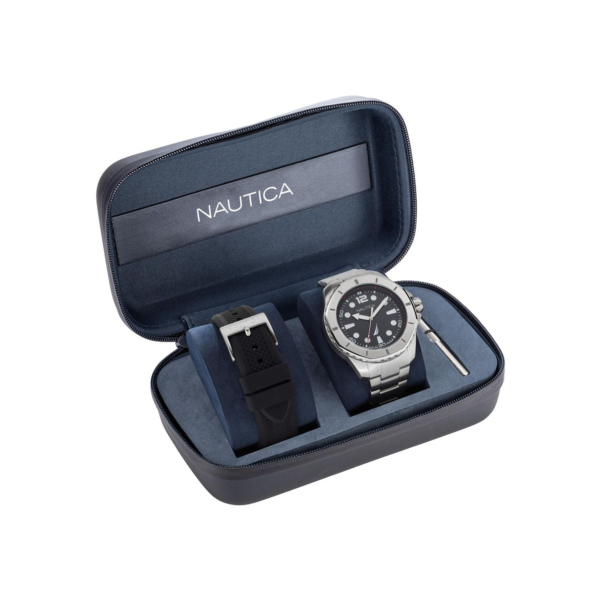 NAPKMF205 Reloj Nautica Koh May Bay de hombre correa de metal