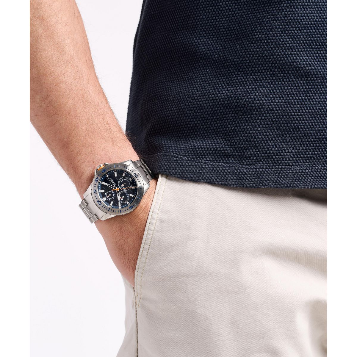 NAPNSF507 Reloj Nautica NST de hombre correa de metal