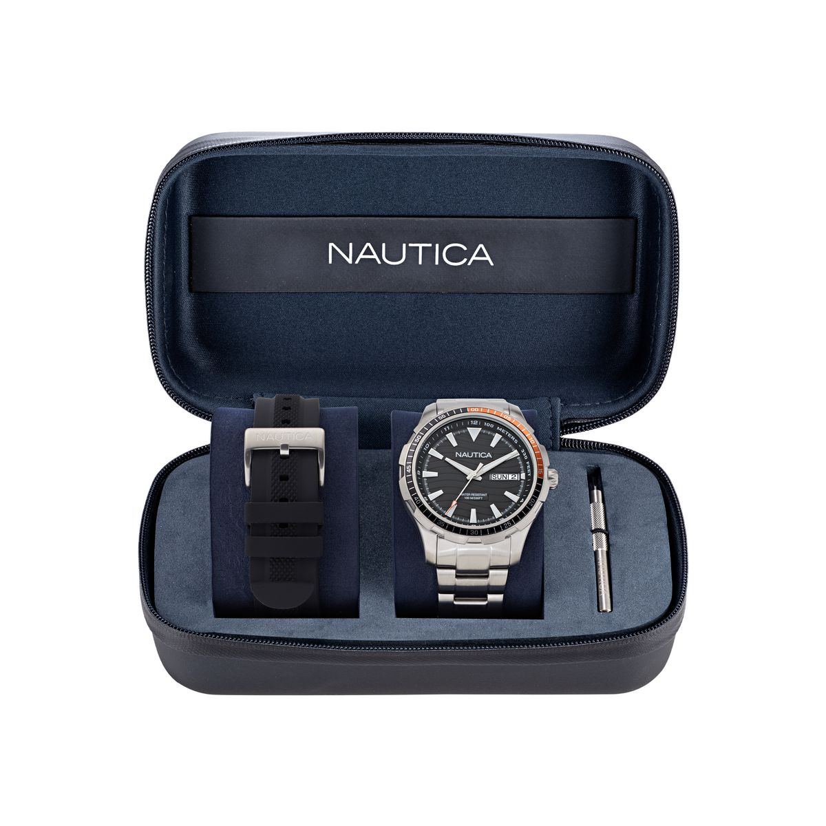 NAPNSF514 Reloj Nautica NST Everyday de hombre correa de metal