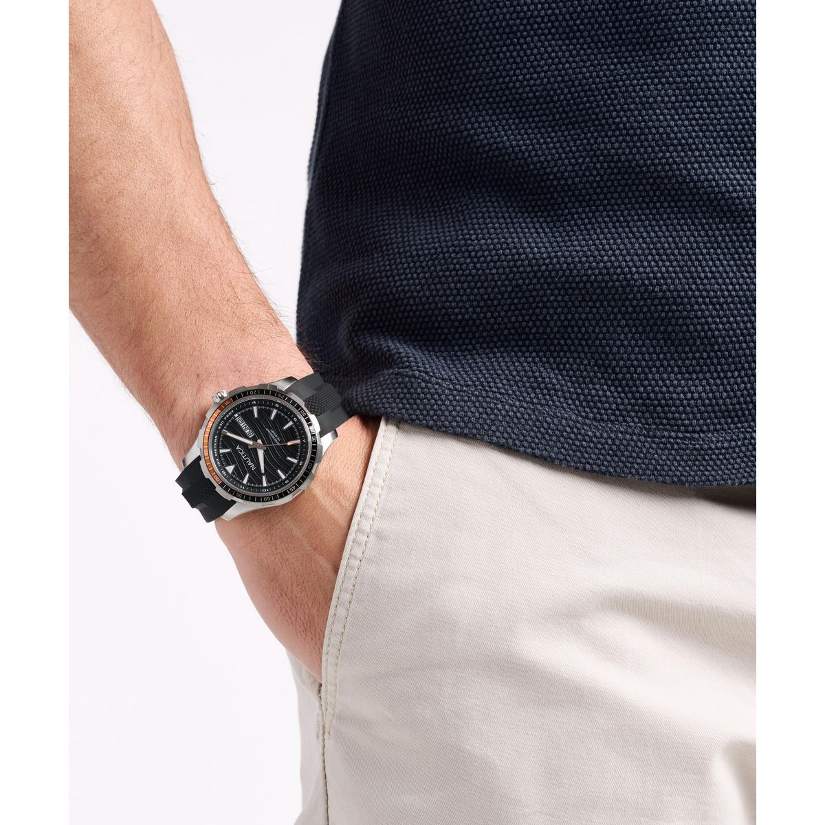 NAPNSF514 Reloj Nautica NST Everyday de hombre correa de metal