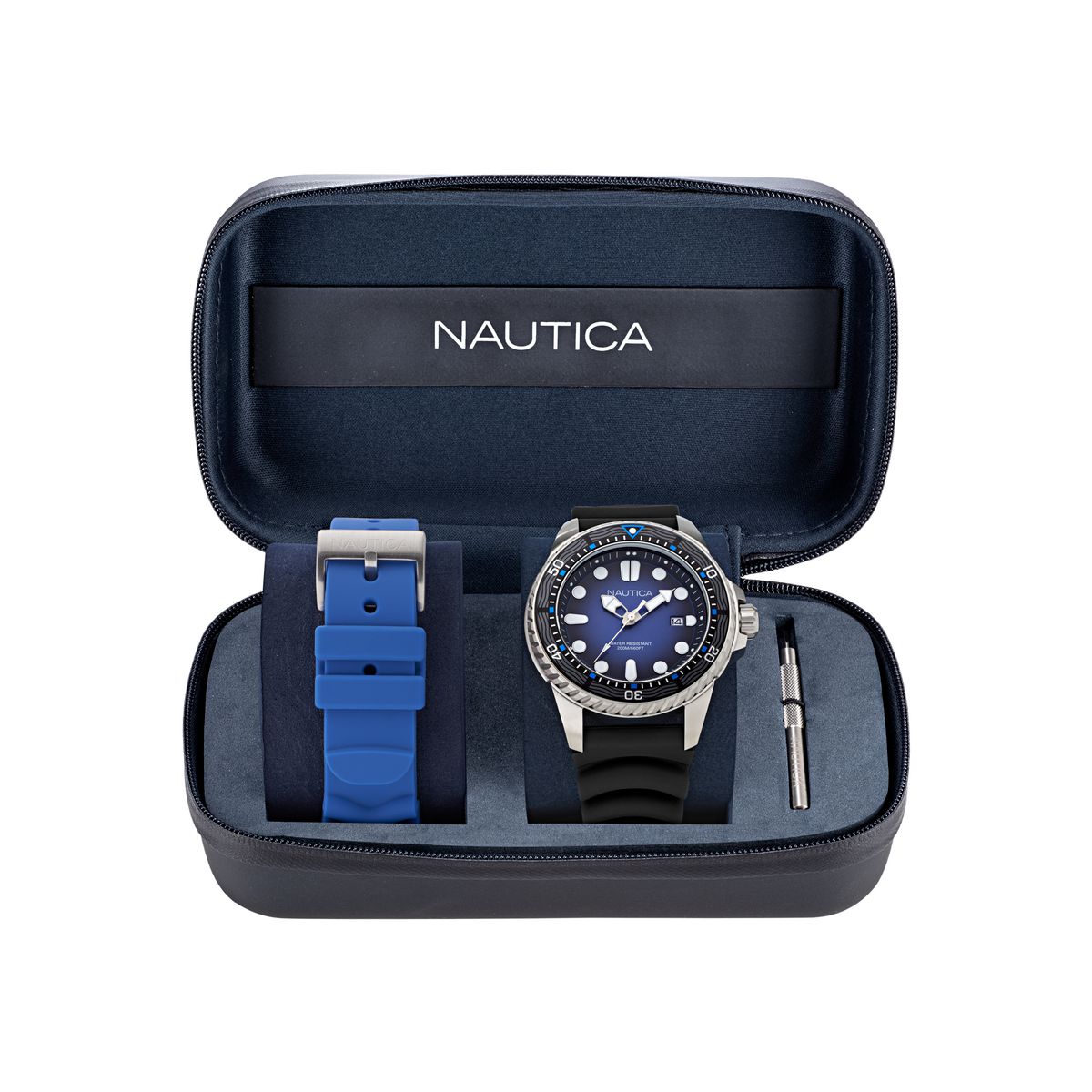 NAPSDF504 Reloj Nautica NCT Sea Dive de hombre correa de caucho