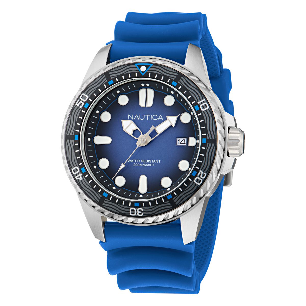 NAPSDF504 Reloj Nautica NCT Sea Dive de hombre correa de caucho