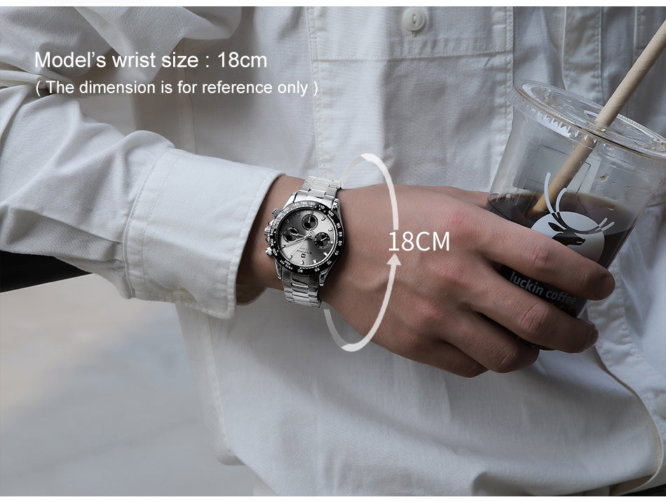 NF9193 Reloj Naviforce para Hombre Análogo Pulsera de Metal