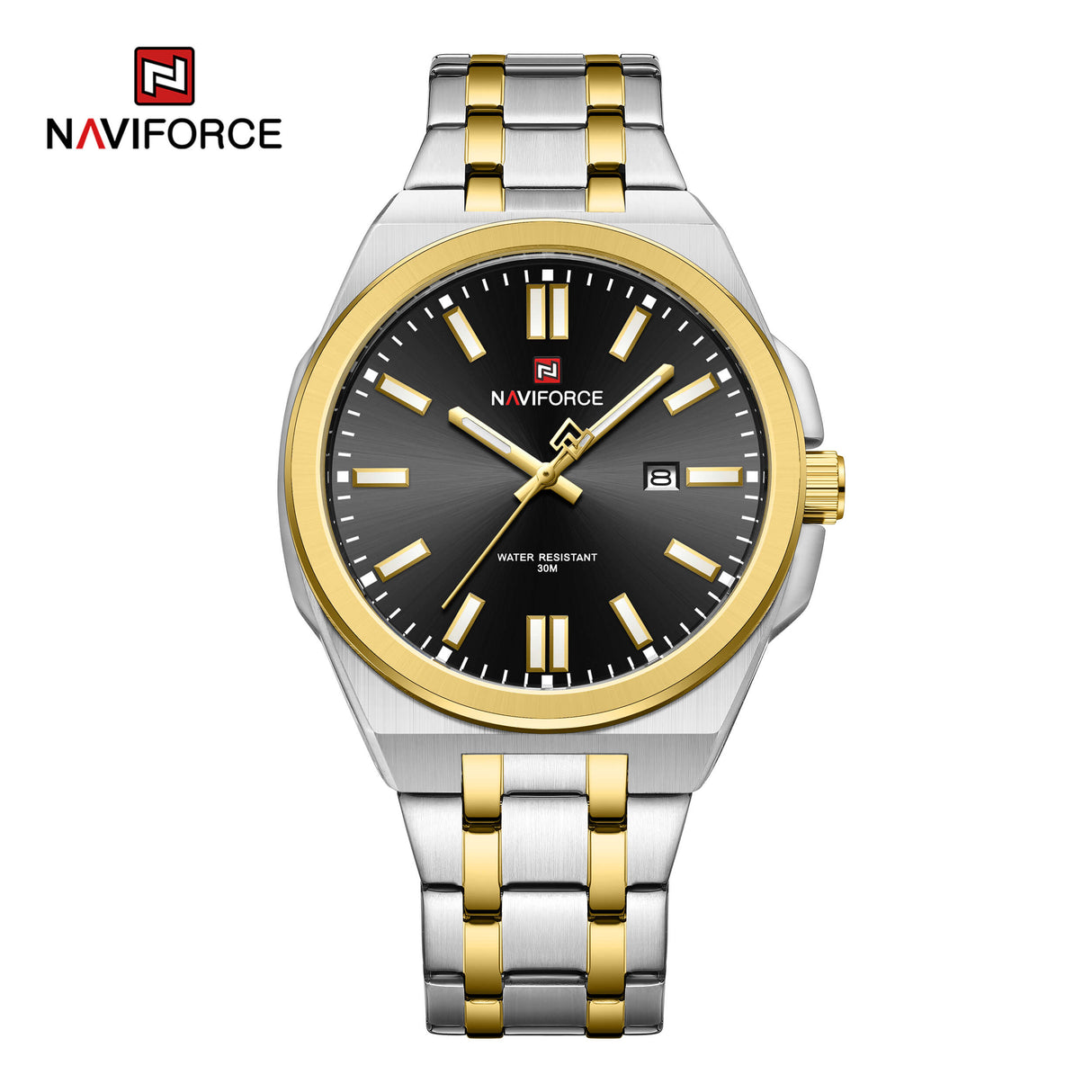 NF9226 Naviforce Reloj para Hombre Pulsera de Metal Análogo