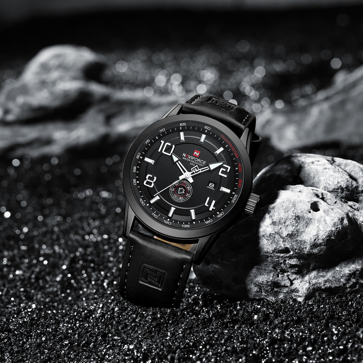 9229 Reloj Naviforce para caballero pulsera de cuero