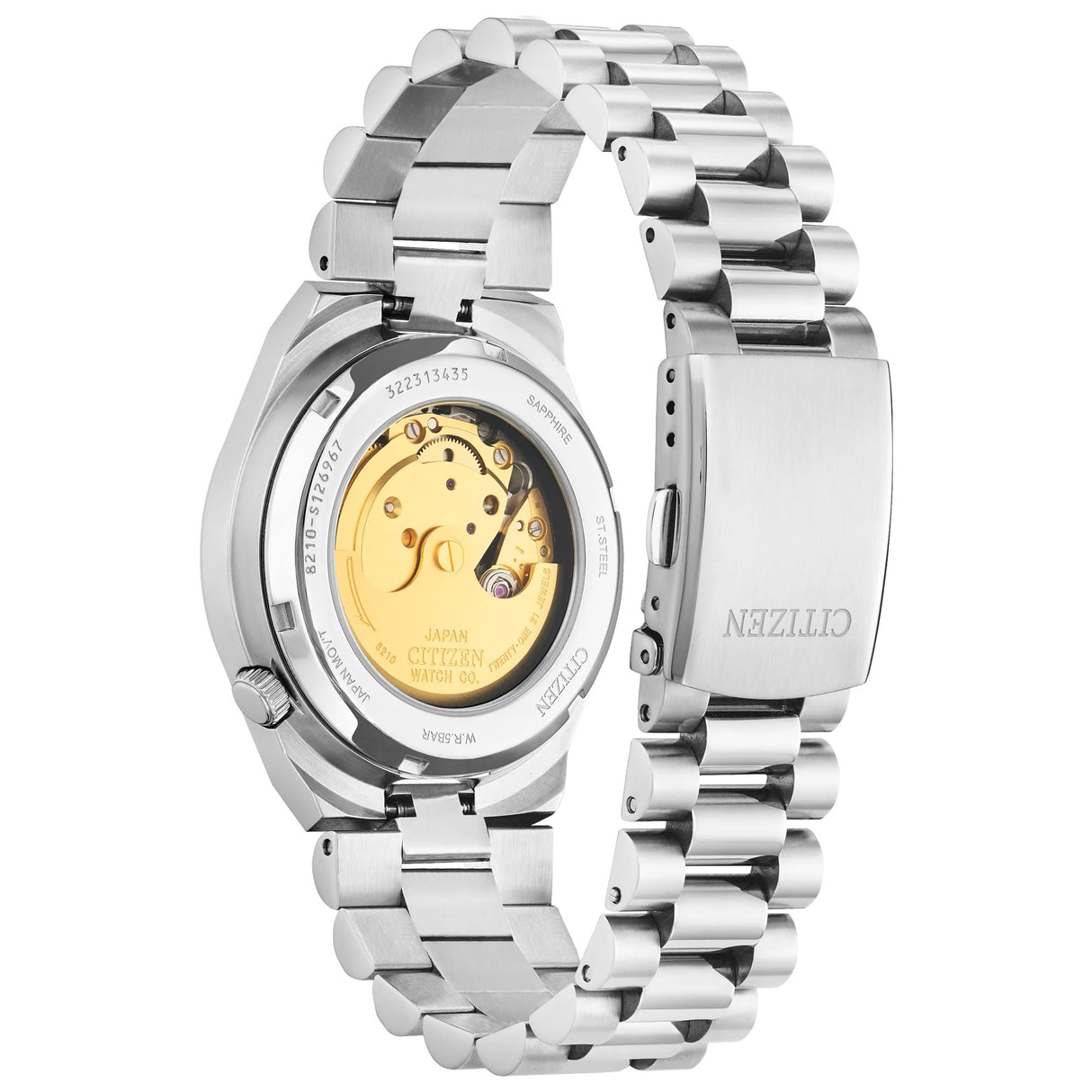 NJ0150-56L Reloj automático Citizen Tsuyosa de hombre correa de metal