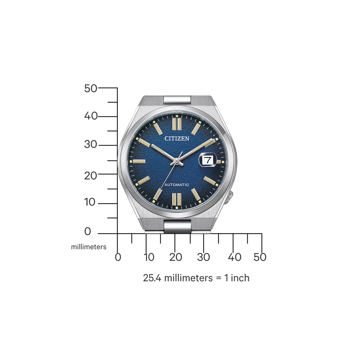 NJ0151-88L Reloj Citizen para hombre pulsera de metal