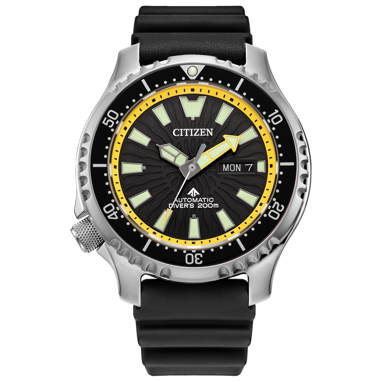 NY0130-08E Reloj Citizen para hombre pulsera de caucho
