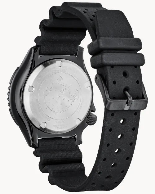 NY0158-09L Reloj Citizen para caballero pulsera de caucho