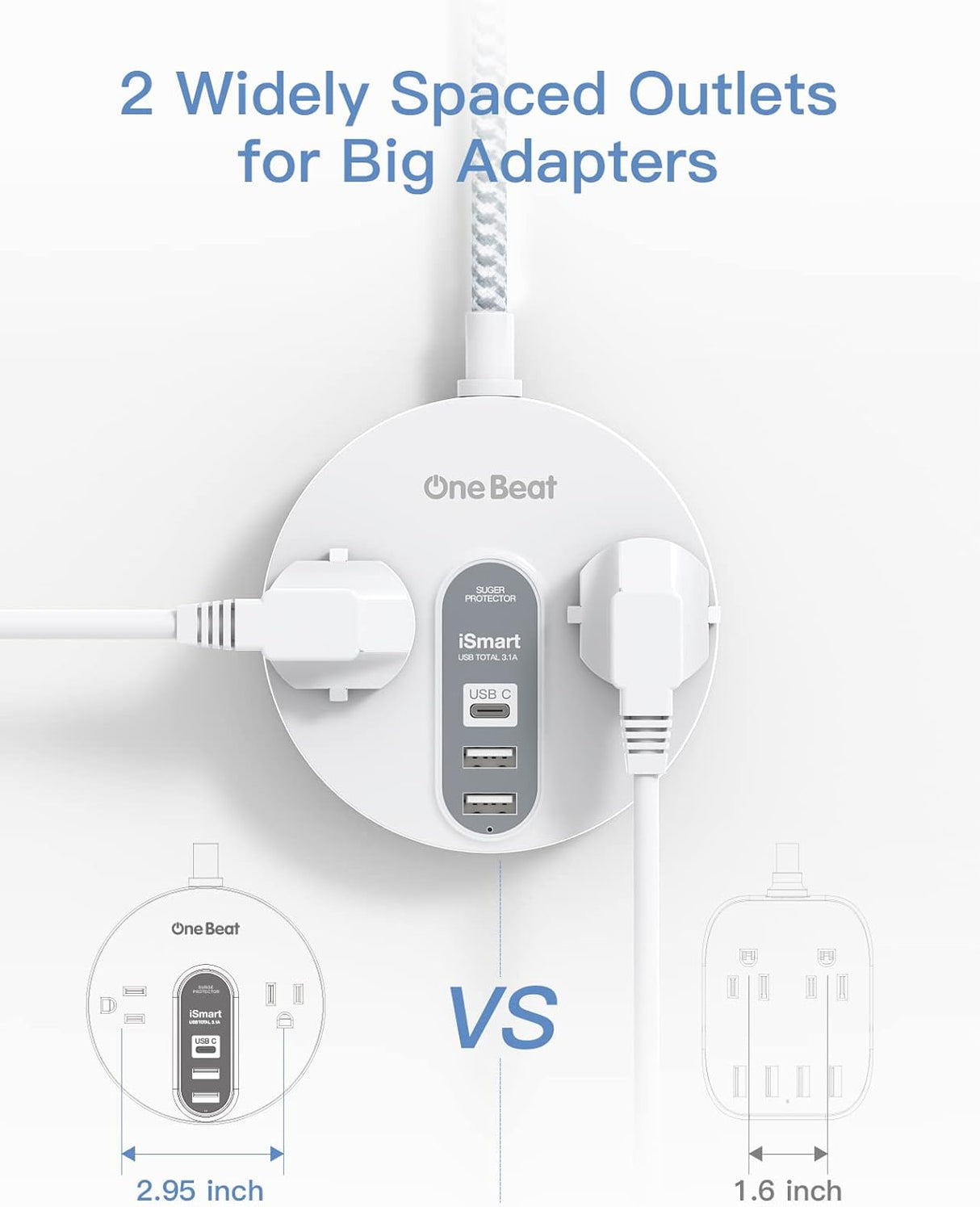 OBT2UCL Regleta One Beat 4 conectores