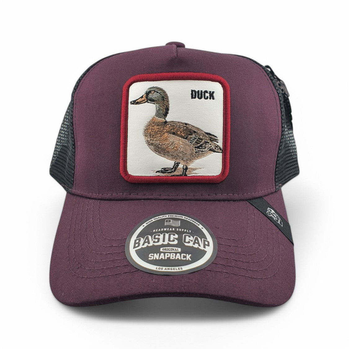 Gorras Basic Cap Con malla trasera Pato Corinto