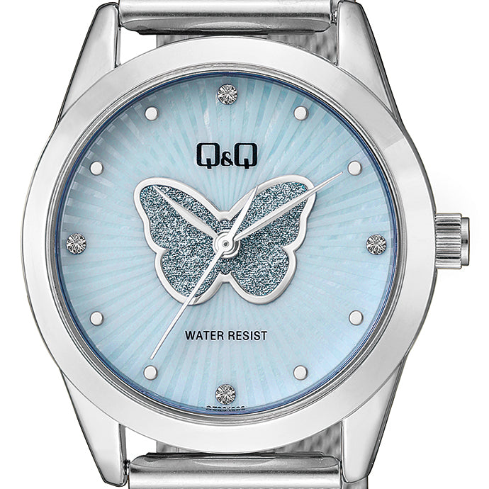 QZ93J Reloj QQ Análogo para Mujer Pulsera Mesh