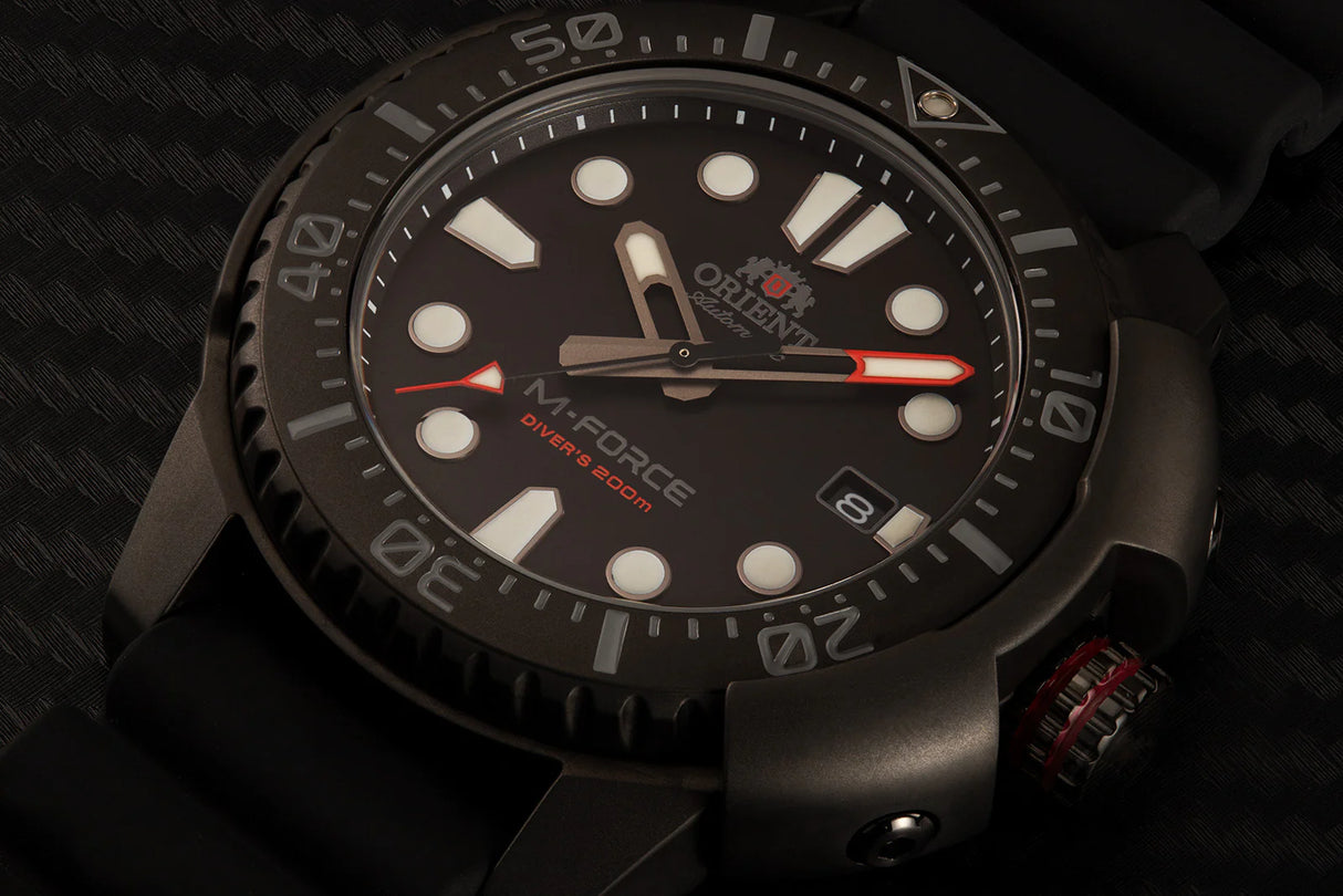 RA-AC0L03B Reloj Orient M-Force de hombre pulsera de silicona