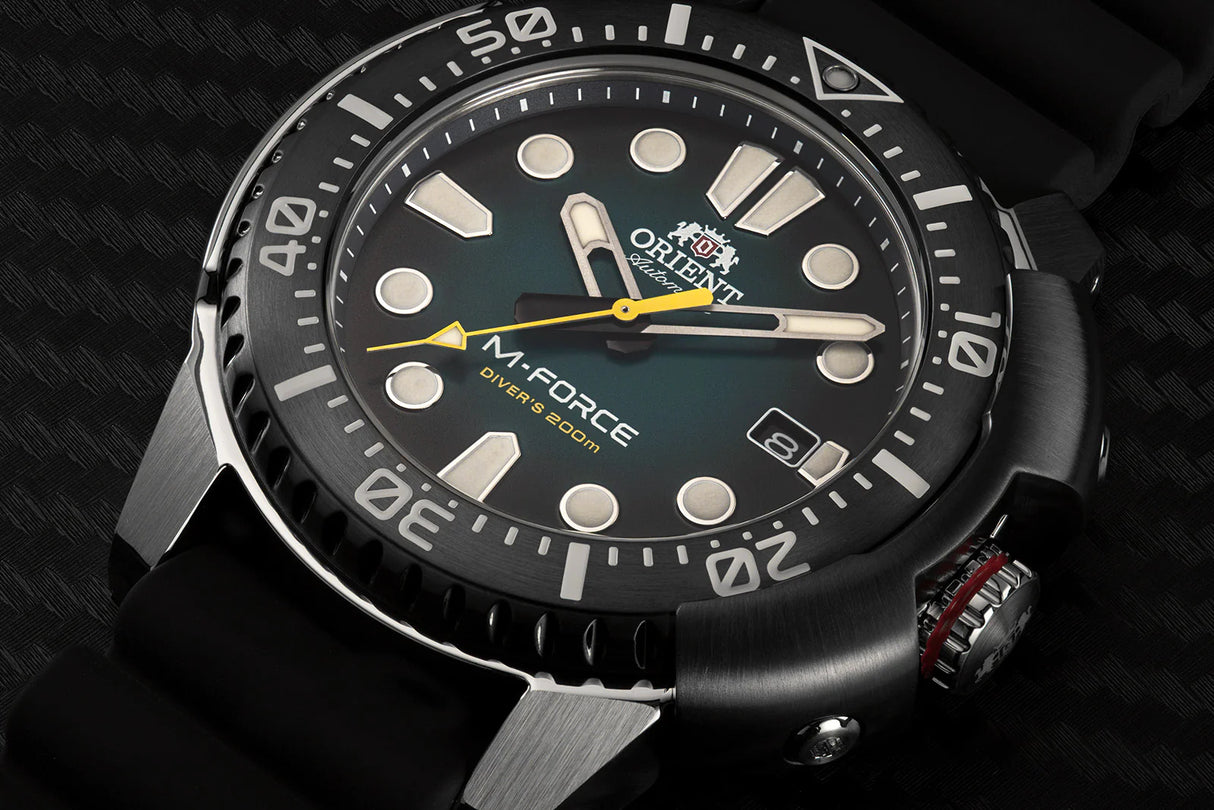 RA-AC0L04L Reloj Orient M-Force de hombre pulsera de caucho