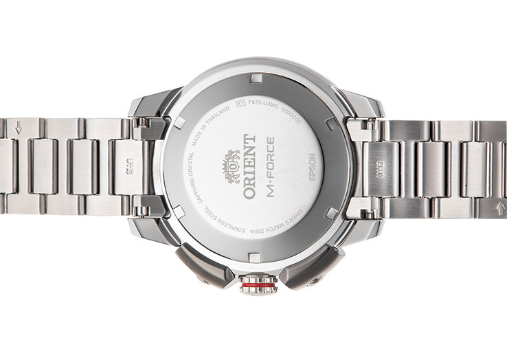 RA-AC0L07L Reloj Orient para caballero pulsera de acero inoxdable