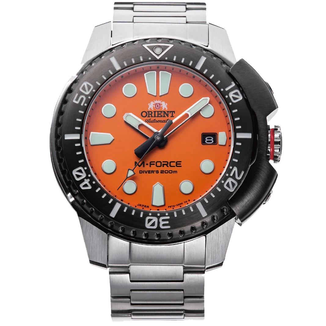 RA-AC0L08Y Reloj Orient para caballero pulsera de metal