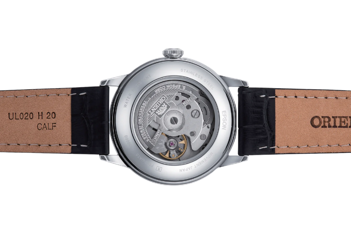 RA-AC0M02B Orient Bambino de hombre pulsera de piel