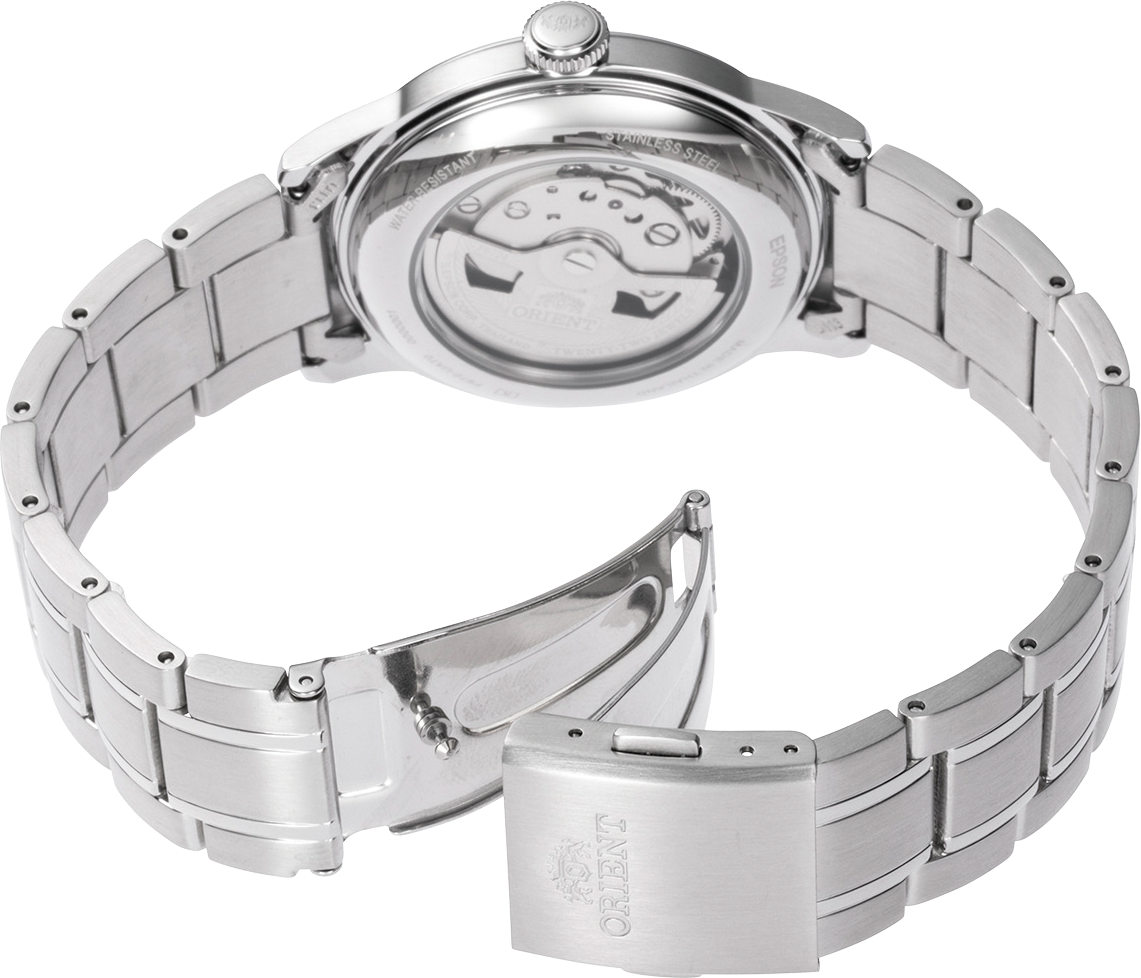 RA-AC0M09E Reloj Orient Bambino de caballero pulsera de metal 38 mm