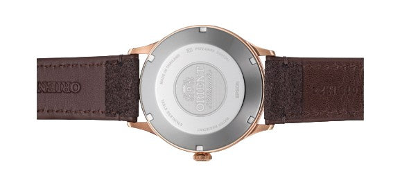 RA-AC0P04Y Reloj Orient Retro Análogo para Hombre pulsera de Cuero