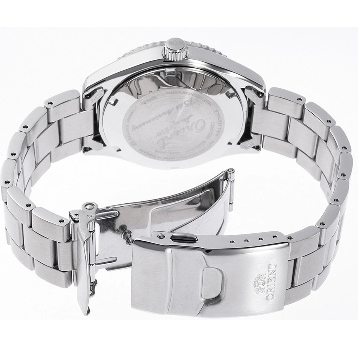 RA-AC0Q12L Reloj Orient Mako 75 Anniversary de caballero correa de metal 40 mm